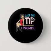 Billiard Lovers Just The Tip I Promise Button (Vorderseite)