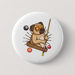 Billiard Mops Dog Hustler Pool Girls Snooker Gesch Button