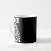 Billiard Nice Rack Billiard Player Geschenk Kaffeetasse (Vorderseite Links)