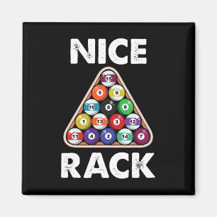 Billiard Nice Rack Billiard Player Geschenk Magnet
