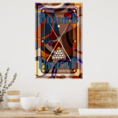 Billiard Parlor Panic Poster (Küche)