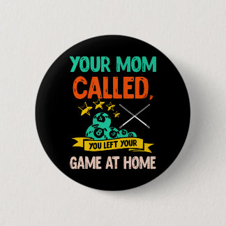 Billiard Player Billard 8-Ball Pool Button