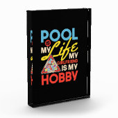 Billiard Player | Billard Pool ist mein Leben Fotoblock (Links)