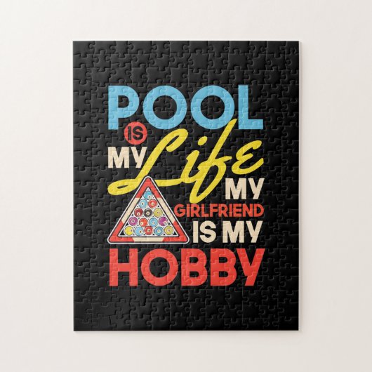 Billiard Player | Billard Pool ist mein Leben Puzzle (Vertikal)