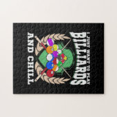 Billiard Player | Billard spielen Puzzle (Horizontal)