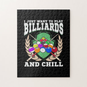 Billiard Player Billard spielen Puzzle