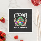 Billiard Player | Billard spielen Serviette (Beispiel)