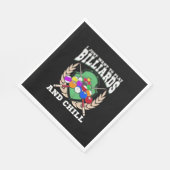 Billiard Player | Billard spielen Serviette (Ecke)