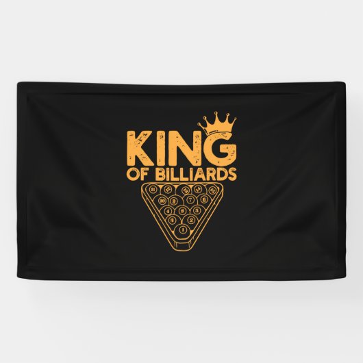 Billiard Player | Billardkönig Banner (Horizontal)