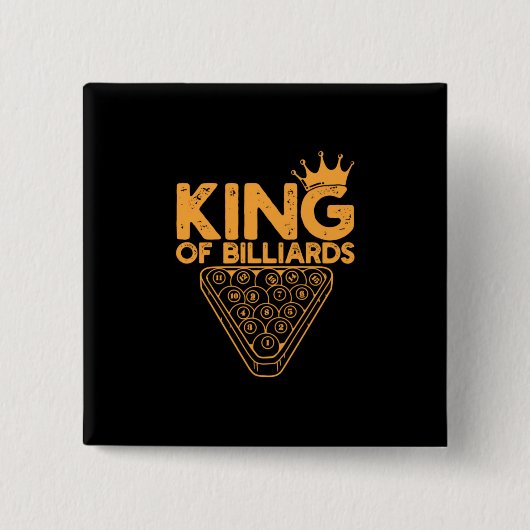 Billiard Player | Billardkönig Button (Vorderseite)