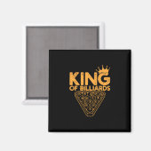 Billiard Player | Billardkönig Magnet (Vorderseite/Rückseite)