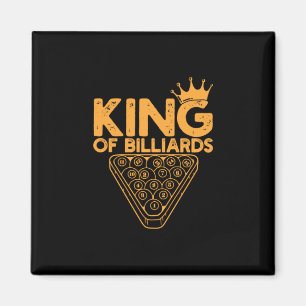 Billiard Player Billardkönig Magnet