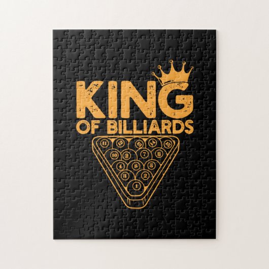 Billiard Player | Billardkönig Puzzle (Vertikal)