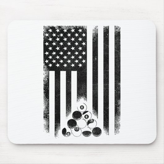 Billiard Player Billiard Billiard Mousepad (Vorne)