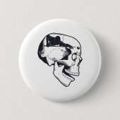 Billiard Player Brain Skull Billiards Table Rack C Button (Vorderseite)