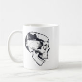 Billiard Player Brain Skull Billiards Table Rack C Kaffeetasse (Links)