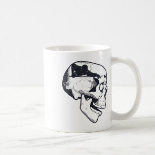 Billiard Player Brain Skull Billiards Table Rack C Kaffeetasse