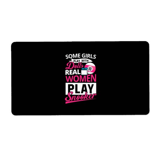 Billiard Player | Echte Frauen spielen Snooker (Vorne)