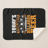 Billiard Player | Heute Billard und Bier Sherpadecke (Vorderseite (Horizontal))