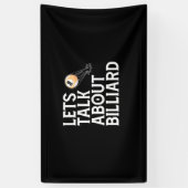 Billiard Player | Lasse über Billiard Banner (Vertikal)