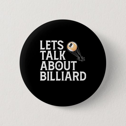 Billiard Player | Lasse über Billiard Button (Vorderseite)