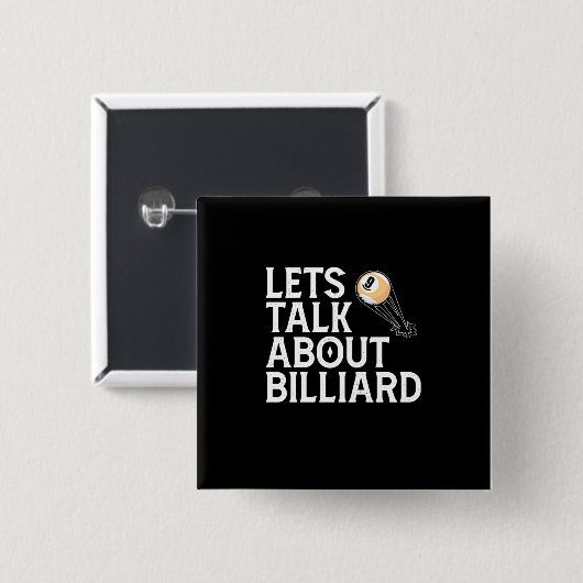 Billiard Player | Lasse über Billiard Button (Vorne & Hinten)