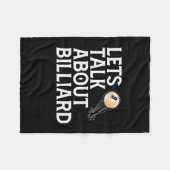 Billiard Player | Lasse über Billiard Fleecedecke (Vorderseite (Horizontal))