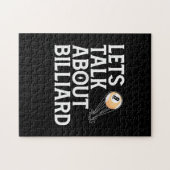 Billiard Player | Lasse über Billiard Puzzle (Horizontal)