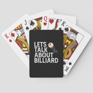 Billiard Player   Lasse über Billiard Spielkarten