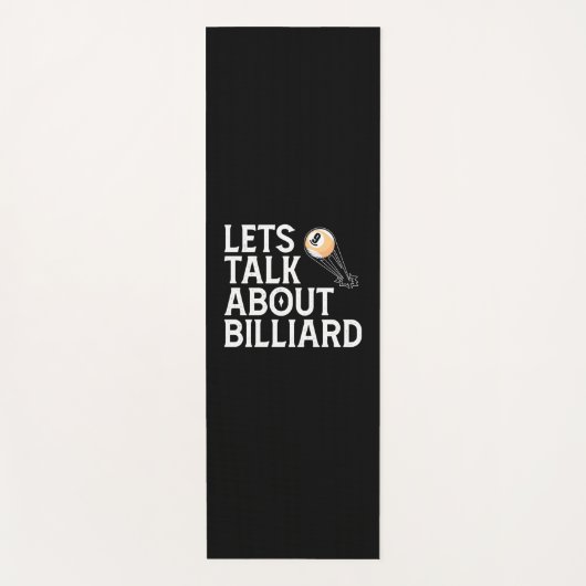 Billiard Player | Lasse über Billiard Yogamatte (Vorderseite)