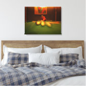 Billiard Player Perspektive Leinwanddruck (Insitu (Schlafzimmer))