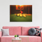 Billiard Player Perspektive Leinwanddruck (Insitu (Wohnzimmer))