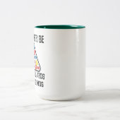 Billiard Player Pool Game Zweifarbige Tasse (Mittel)