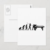 Billiard Player Postkarte (Vorne/Hinten)
