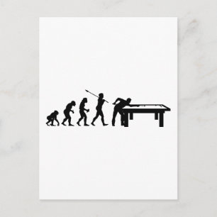Billiard Player Postkarte