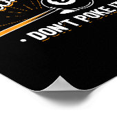 Billiard Player - Schlagt es nicht ab Poster (Ecke)