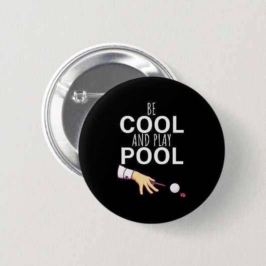 Billiard Player | Seid Cool Snooker Button (Vorne & Hinten)