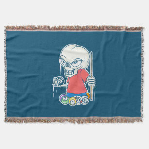 Billiard Player Skull Billiard Player Decke