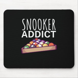 Billiard Player Snooker Addict Mousepad