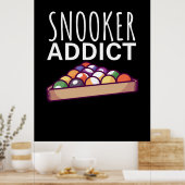 Billiard Player | Snooker Addict Poster (Küche)