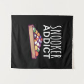 Billiard Player | Snooker Addict Wandteppich (Vorderseite (Horizontal))
