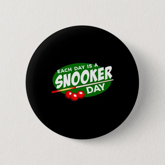 Billiard Player Snooker Pool Game Lover Funny Button (Vorderseite)