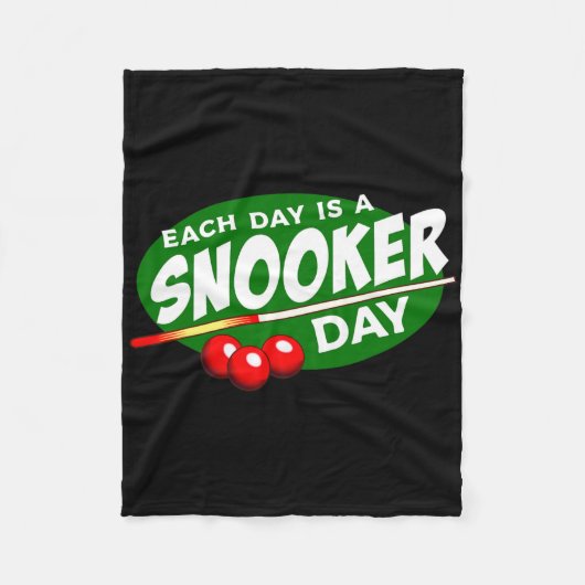 Billiard Player Snooker Pool Game Lover Funny Fleecedecke (Vorderseite)