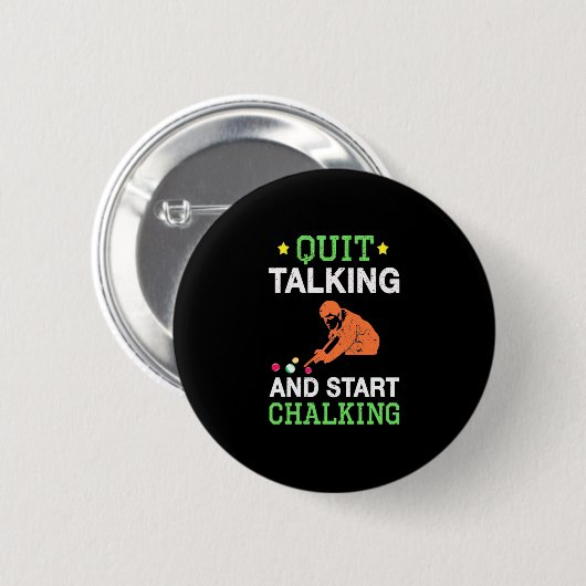 Billiard Player | Snooker Start Chalking Button (Vorne & Hinten)