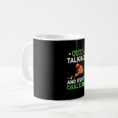 Billiard Player | Snooker Start Chalking Kaffeetasse (Vorderseite Links)