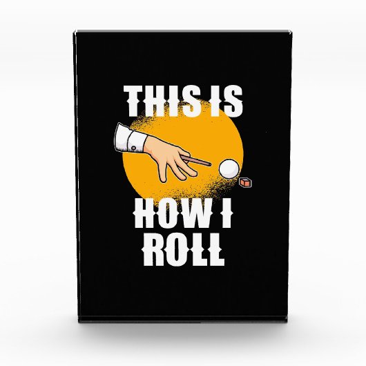 Billiard Player | So spielt Snooker Roll Fotoblock (Vorderseite)