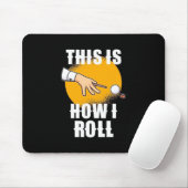 Billiard Player | So spielt Snooker Roll Mousepad (Mit Mouse)