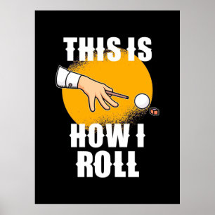 Billiard Player   So spielt Snooker Roll Poster