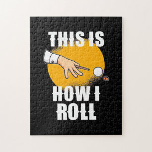 Billiard Player So spielt Snooker Roll Puzzle