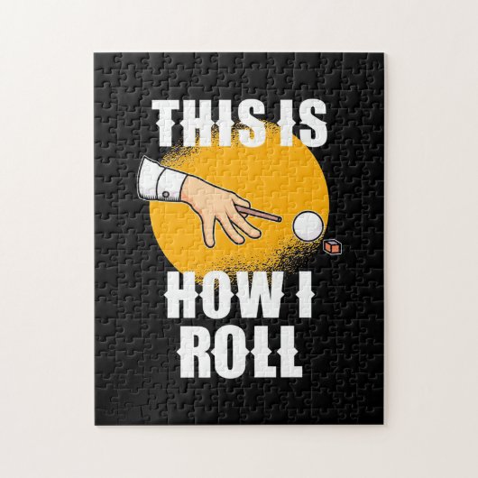 Billiard Player | So spielt Snooker Roll Puzzle (Vertikal)